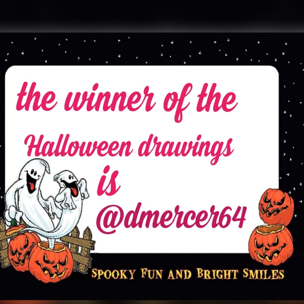 The winner of the Halloween draw